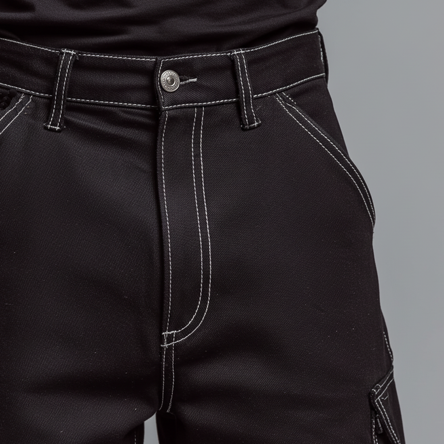 Men's Classic Casual Twill Cotton Loose-fitting Trousers MTA0896K6K