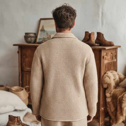 Men's Classic Casual Shirt-Style Cardigan MTA2575J9K