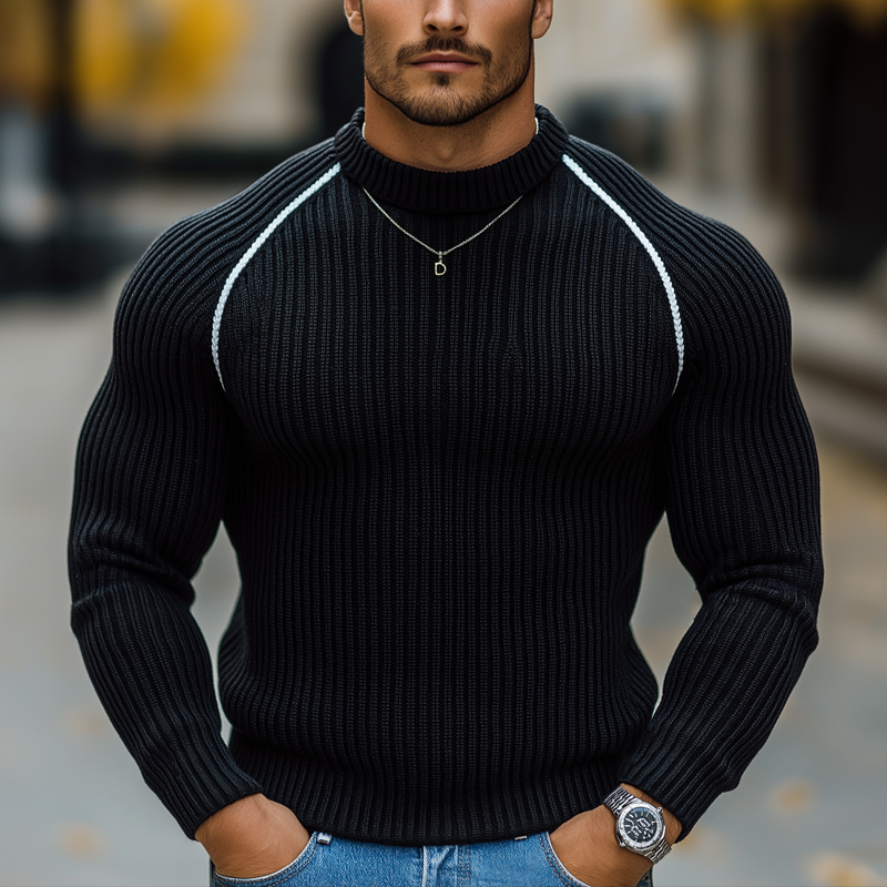 Men's Classic Crew Neck Slim Fit Knit Sweater MTA0806K1U