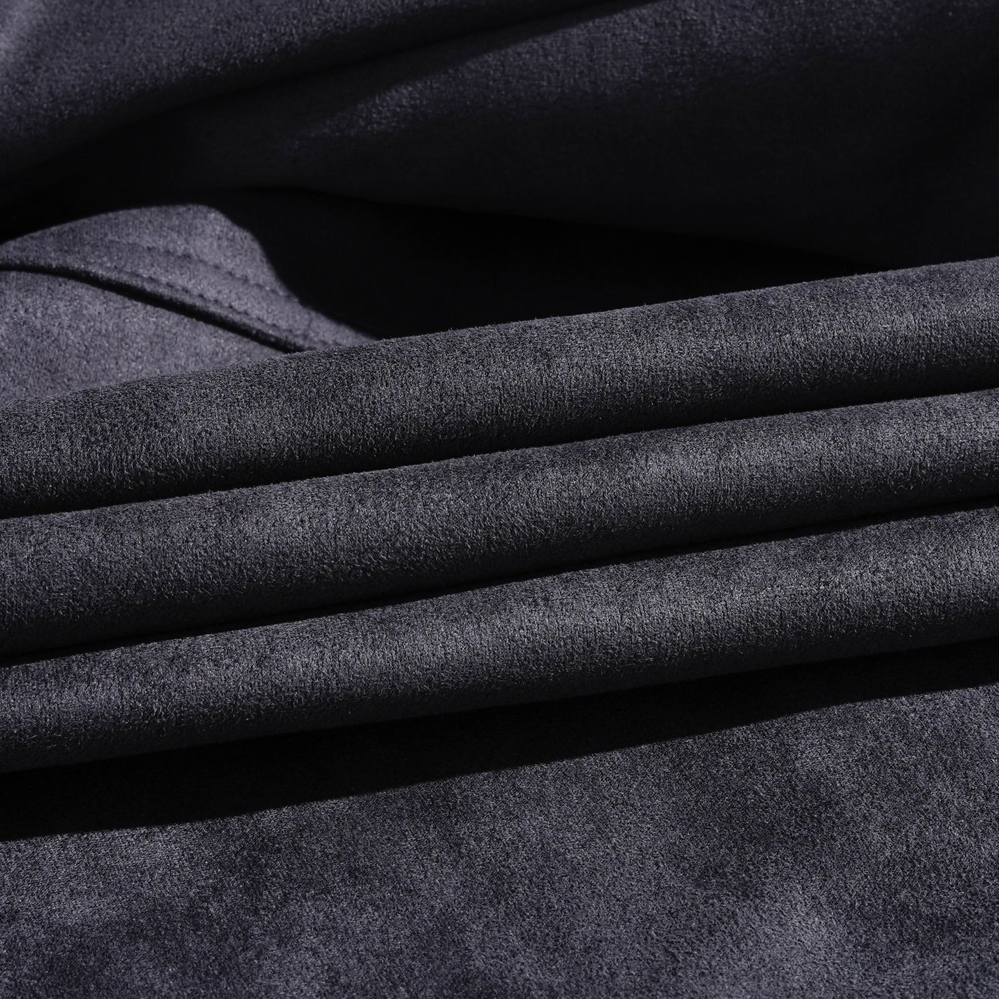 Men's Vintage Suede Single Breasted Stand Collar Jacket 65731063Y